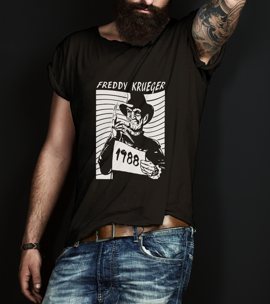 Freddy Krueger 1988 Iconic Horror Figure T-Shirt