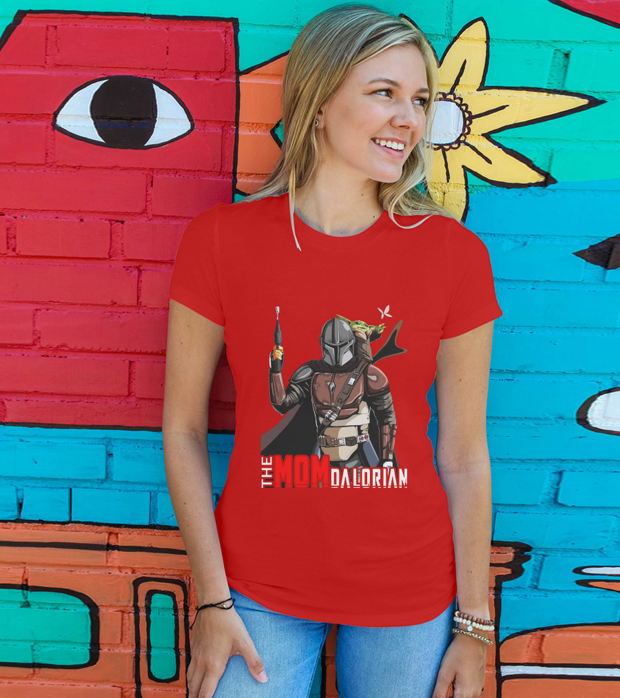 The Mom Dalorian Baby Yoda T-Shirt