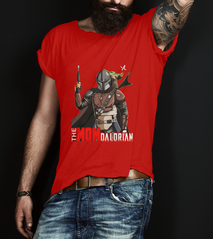 The Mom Dalorian Baby Yoda T-Shirt