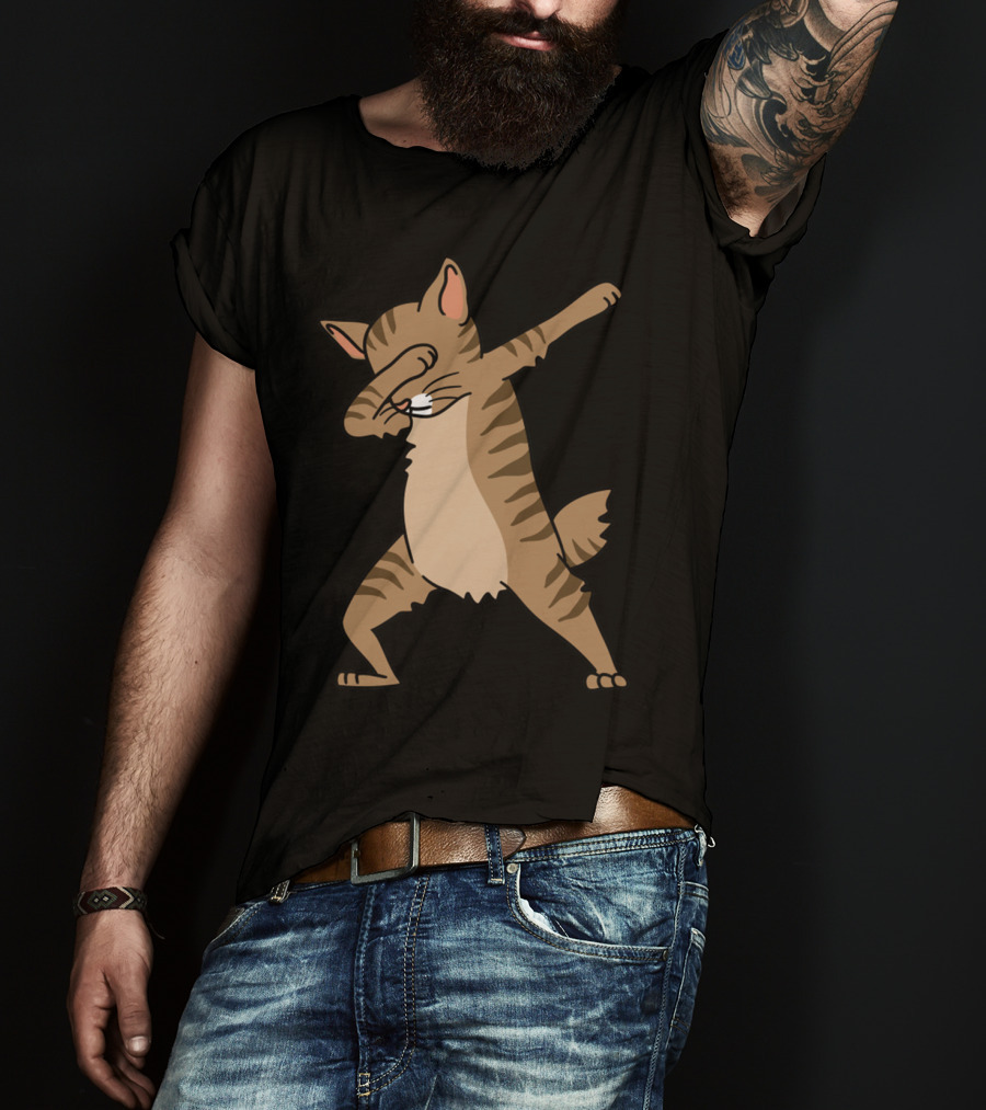 Dabbing American Bobtail Cat T-Shirt