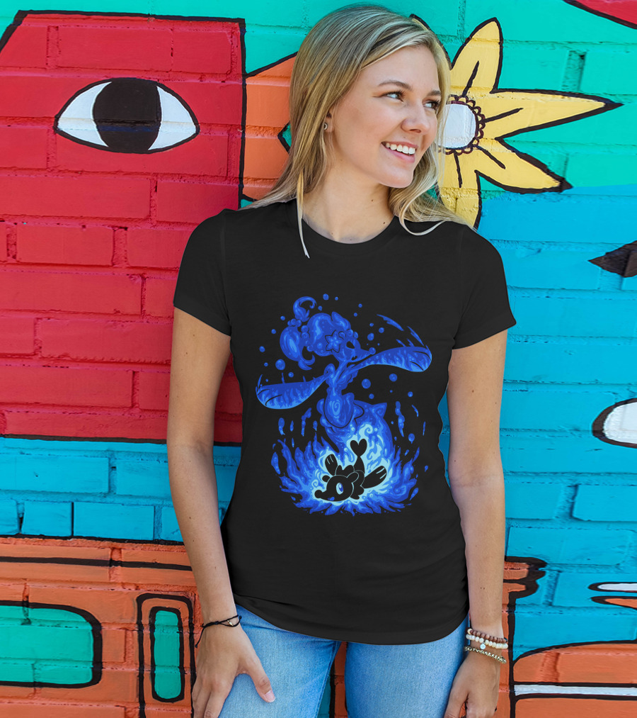 Evolution Pokemon Primarina Alolan Water-Type Transformation T-Shirt