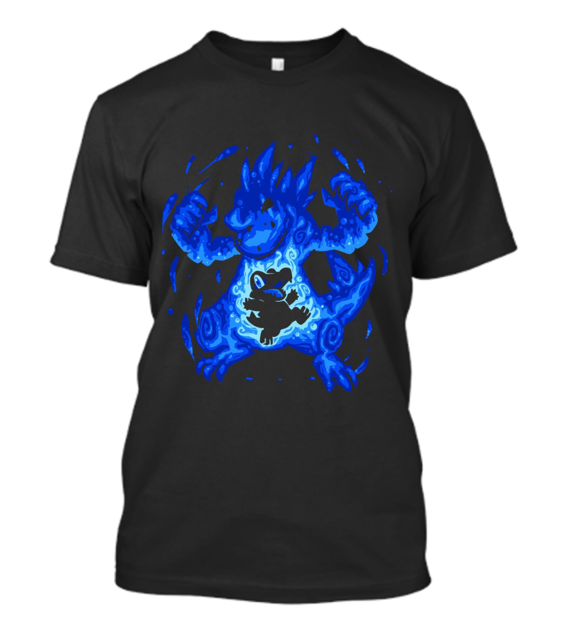 Evolution Pokemon Totodile Feraligatr Transformation T-Shirt