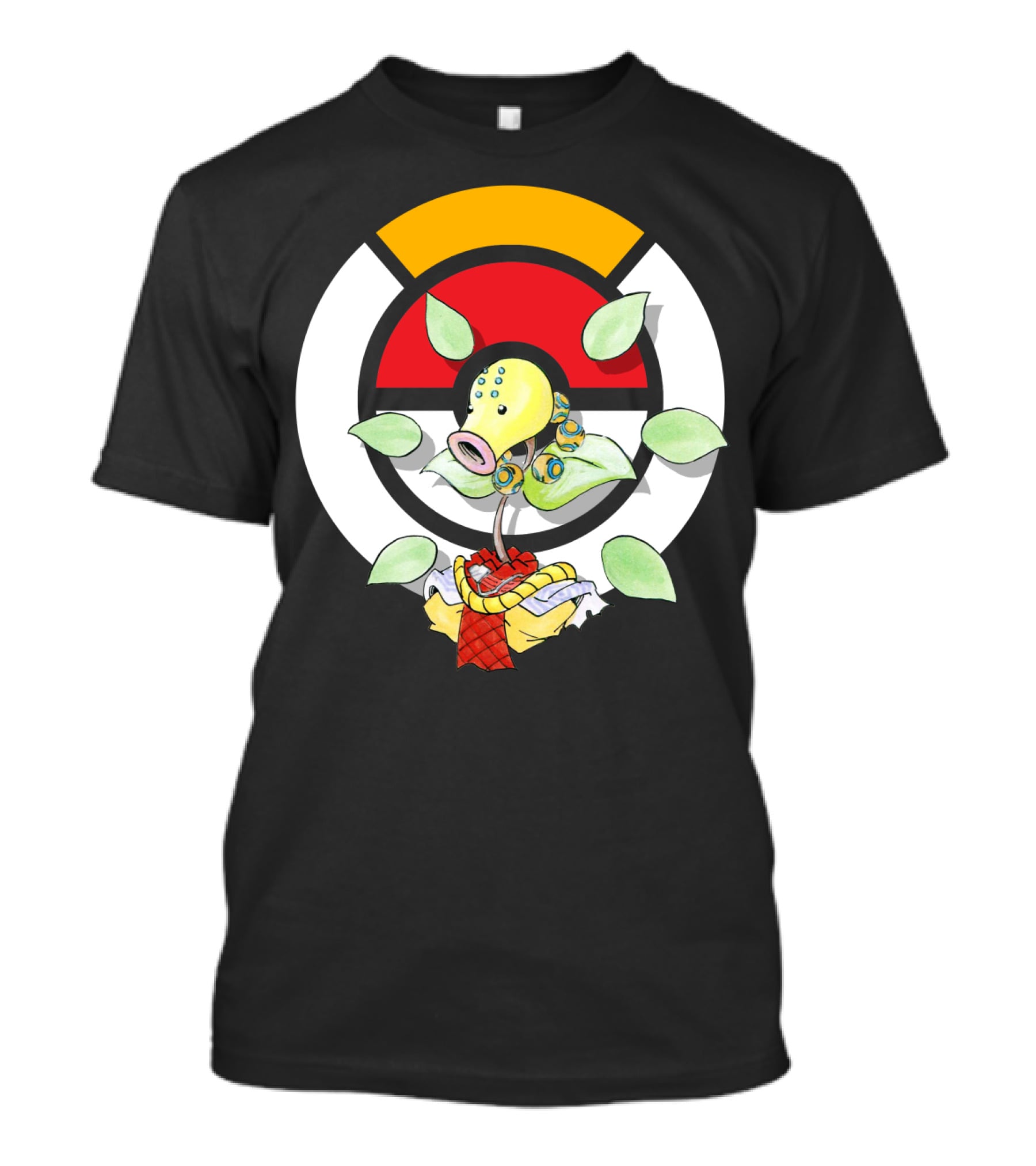 Pokemon Bellsprout Zenyatta Symbol Crossover T-Shirt