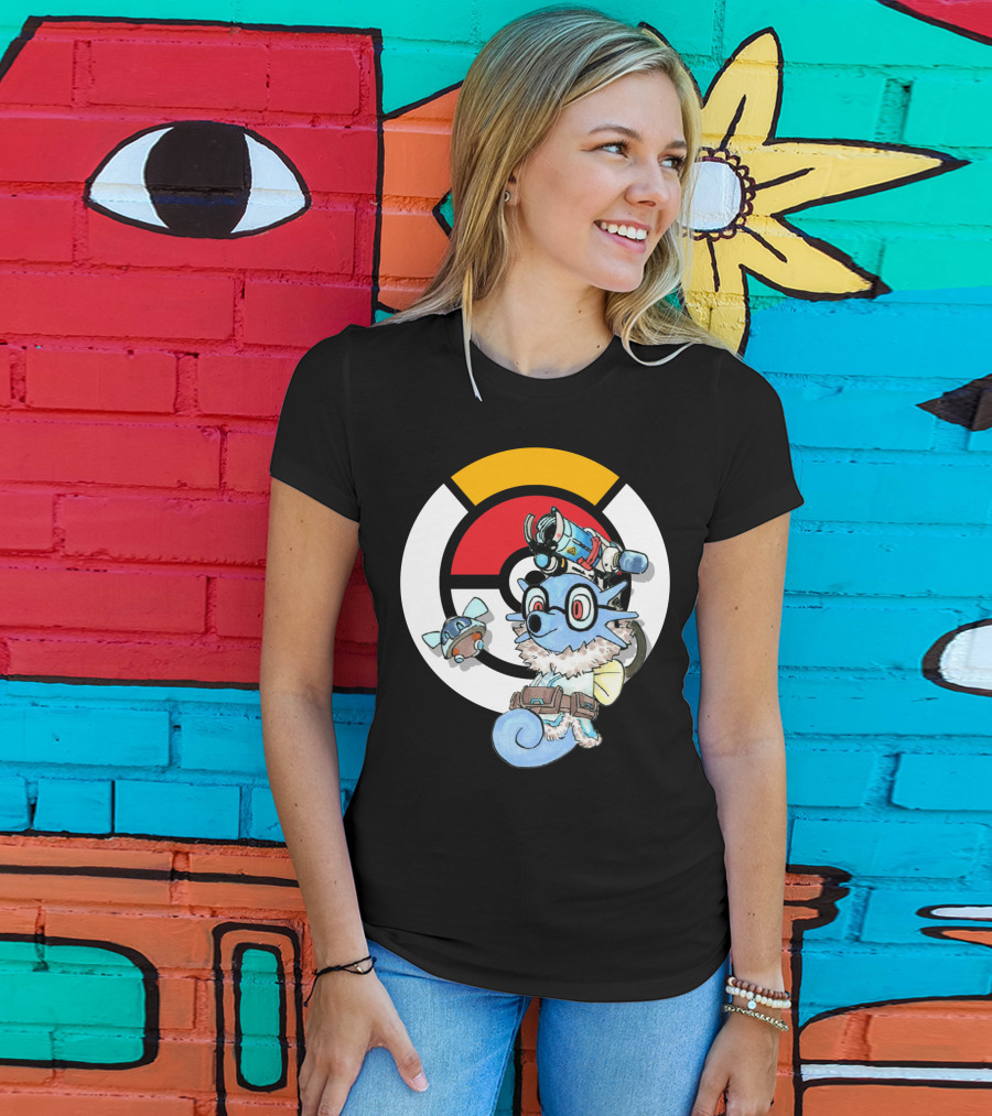 POKEMON X HORSEA MAY Crossover With Hat Glasses Backpack And Poké Ball T-Shirt