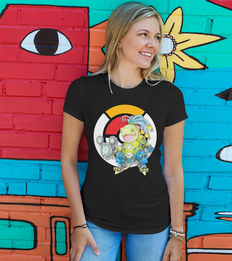 Pokemon X Overwatch Politoed Lucio Mashup T-Shirt