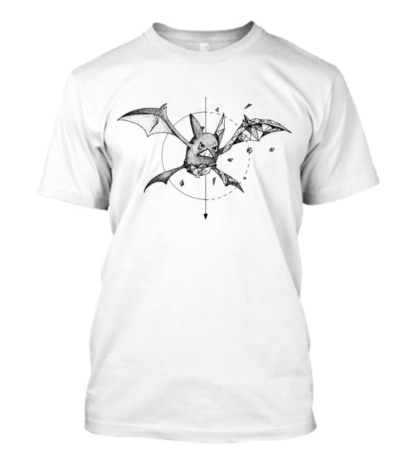 Geometric Pokemon Crobat Sphere T-Shirt