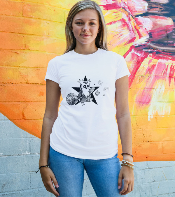Geometric Delibird Star And Shapes Pokémon T-Shirt