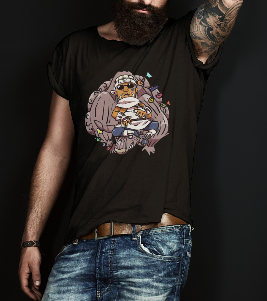 Bee Chibi Eight-Tails Jinchūriki Manga T-Shirt