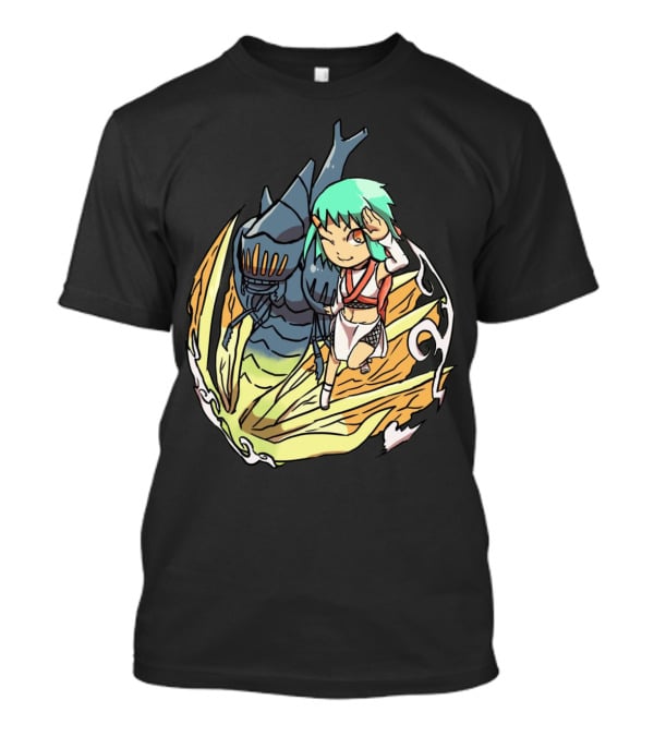Princess Nausicaä Chibi And Ohmu Companion T-Shirt