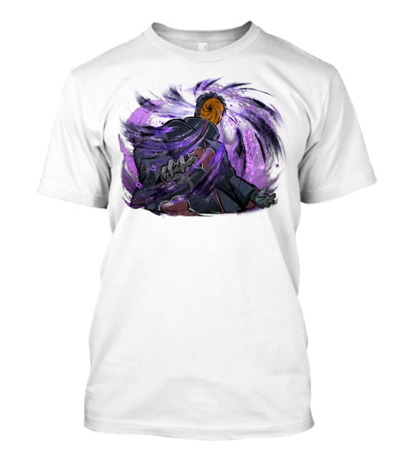 Obito Uchiha Purple Swirl Anime Character T-Shirt
