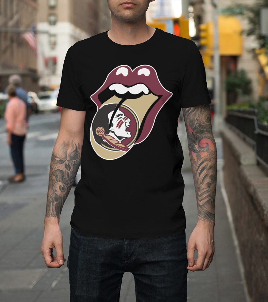 Fsu Seminoles Rolling Stones T-Shirt