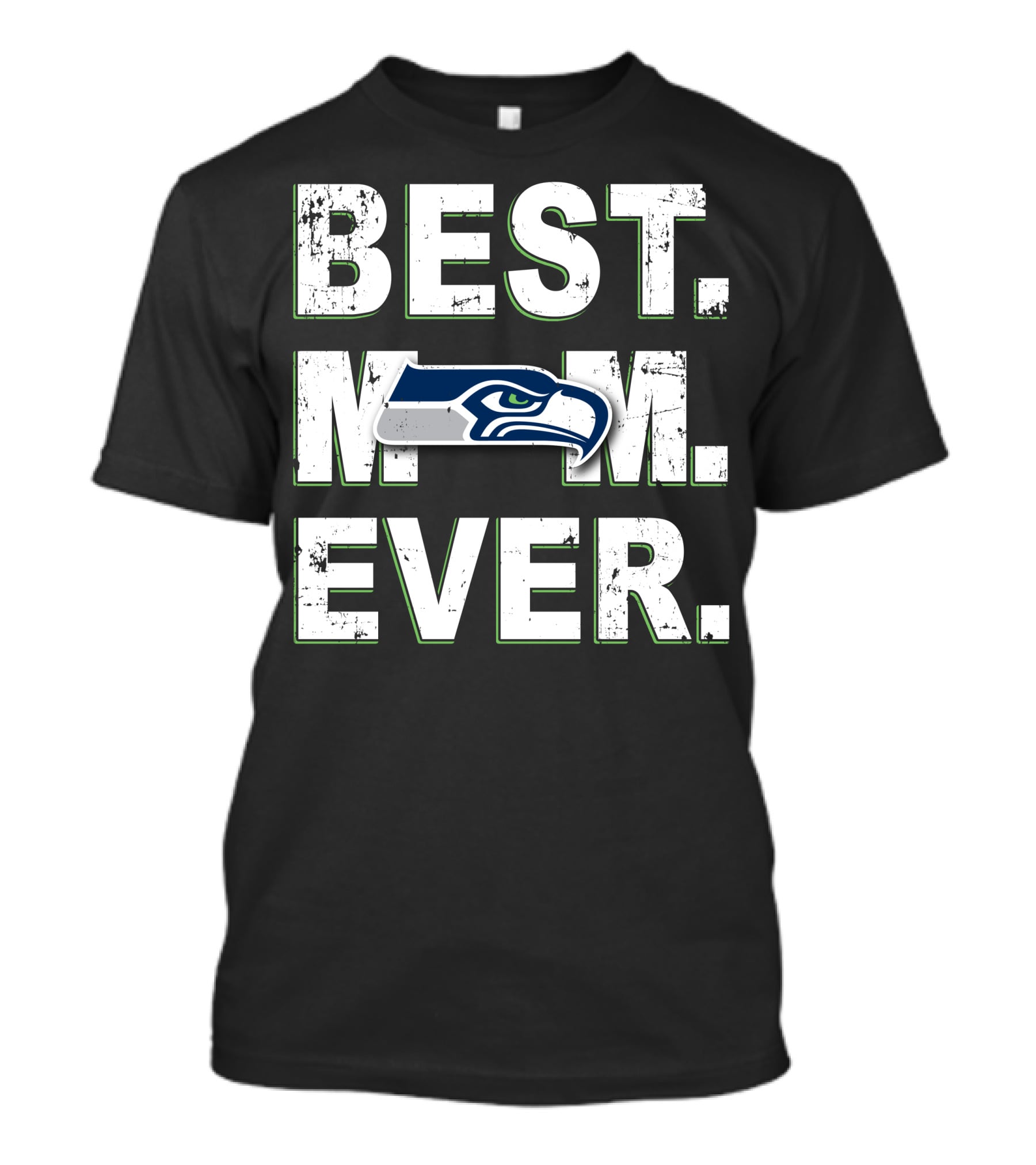 Best Mom Ever Seahawks Fan T-Shirt