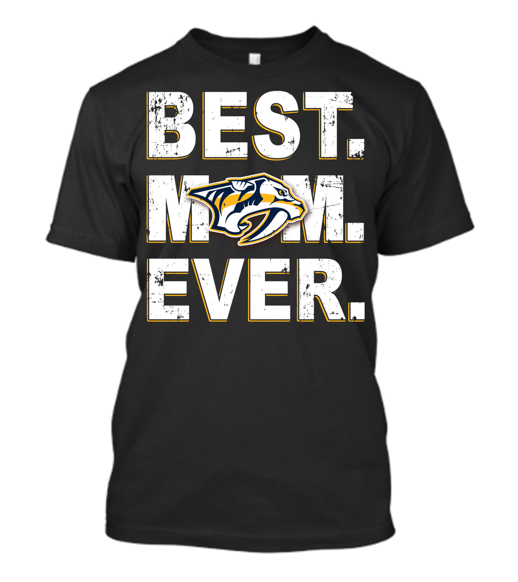 BEST MOM EVER Nashville Predators Fan Gear T-Shirt