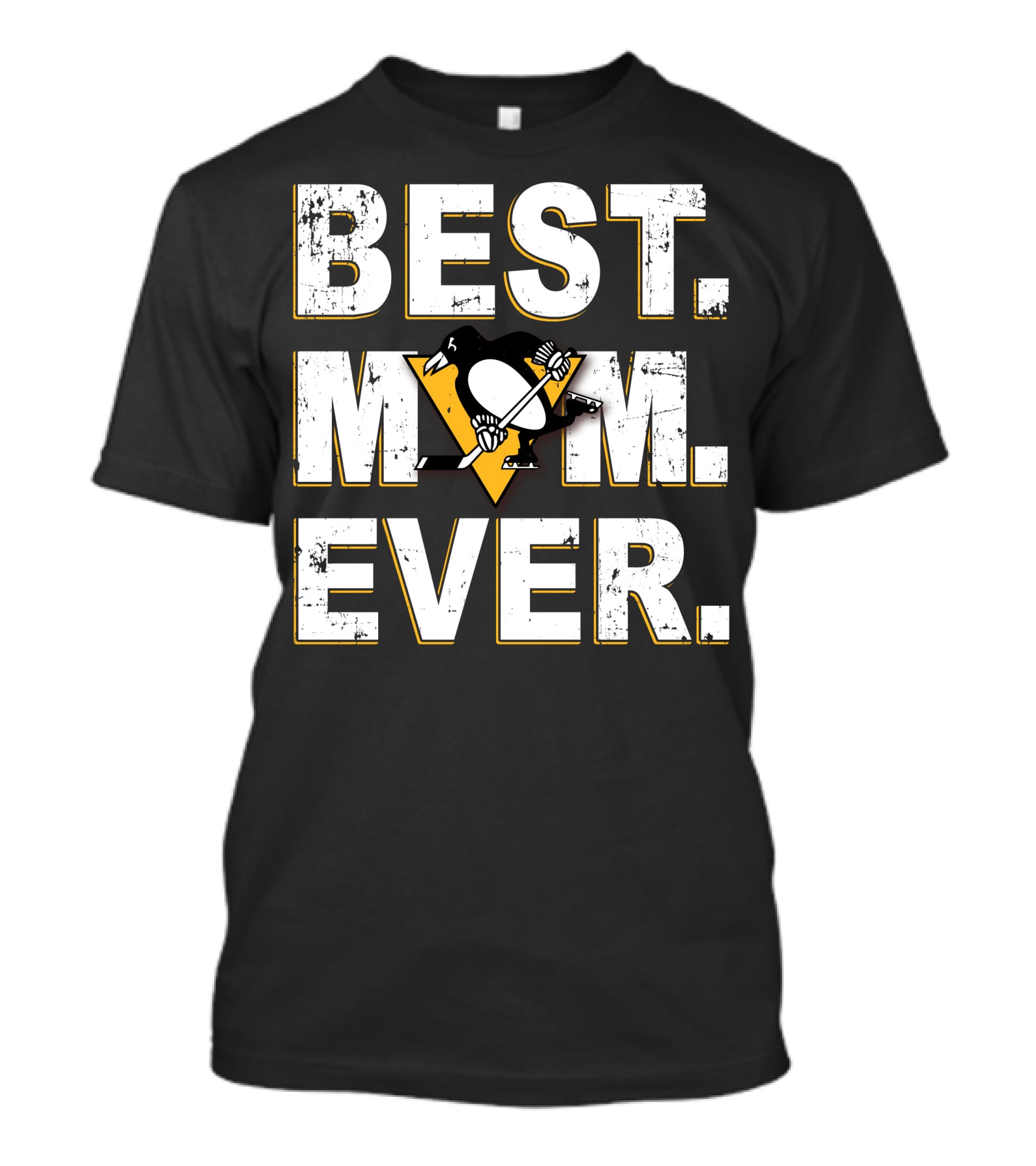 BEST MOM EVER Pittsburgh Penguins Hockey Mom Gift T-Shirt