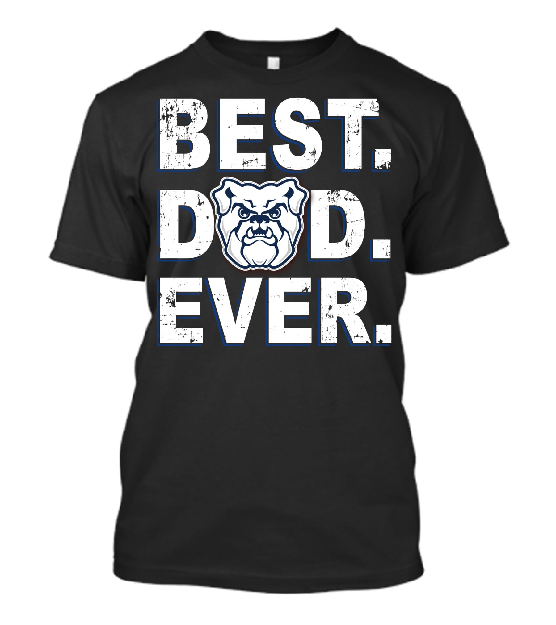 Best Dad Ever Bulldog T-Shirt
