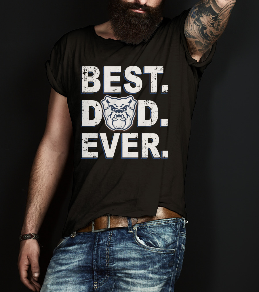 Best Dad Ever Bulldog T-Shirt