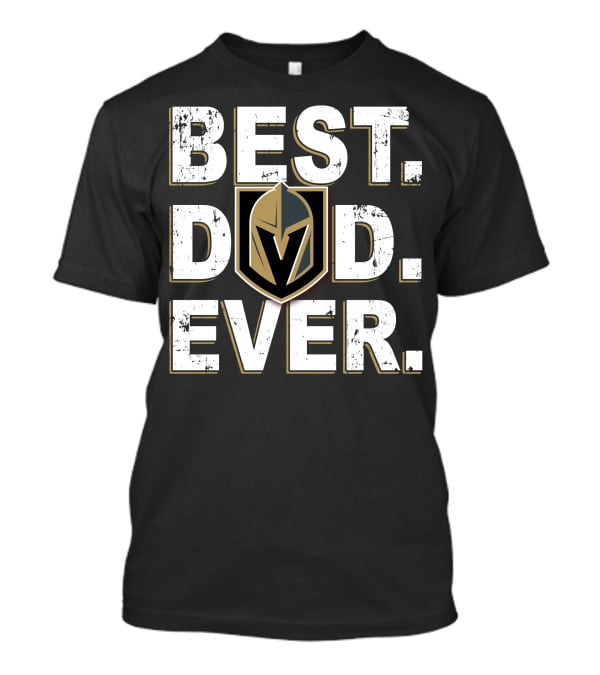 Best Dad Ever Golden Knights Inspired T-Shirt