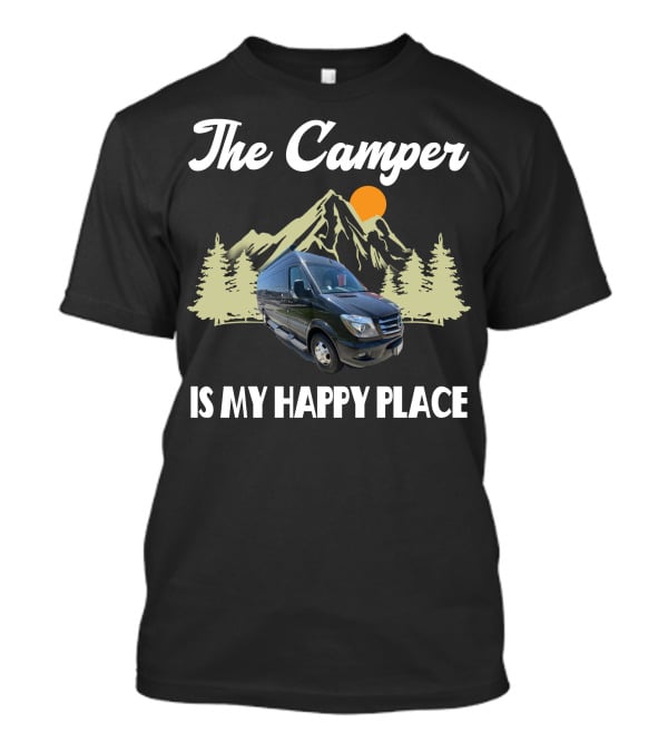 The Camper Van Is My Happy Place Adventure T-Shirt