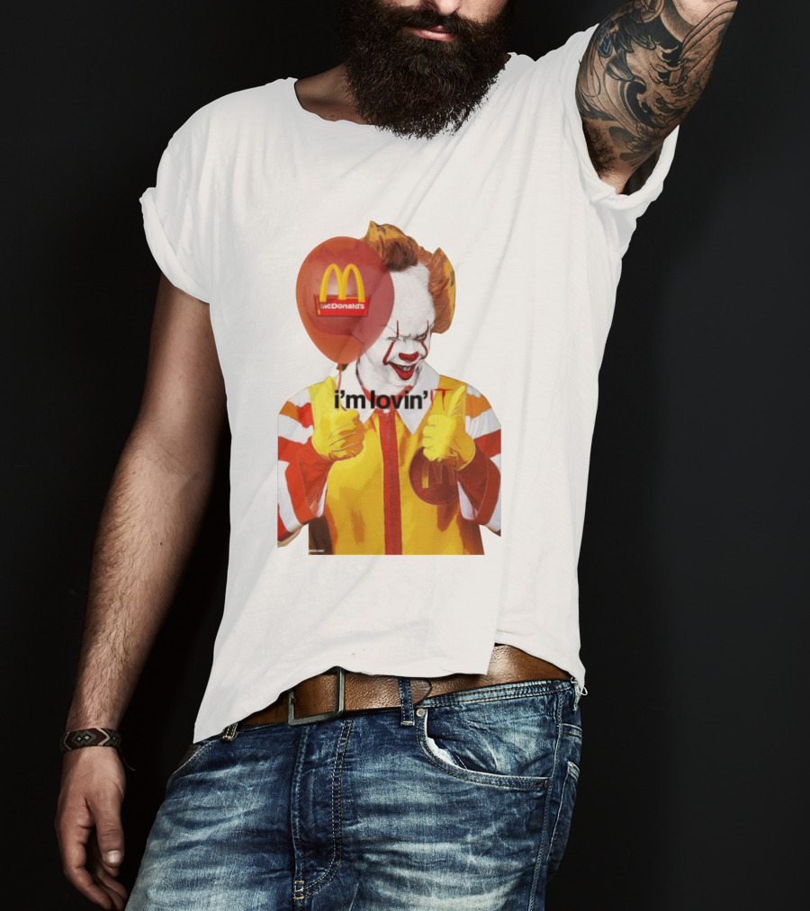 McDonald's I'm Lovin' It Clown Holding Red Balloon T-Shirt