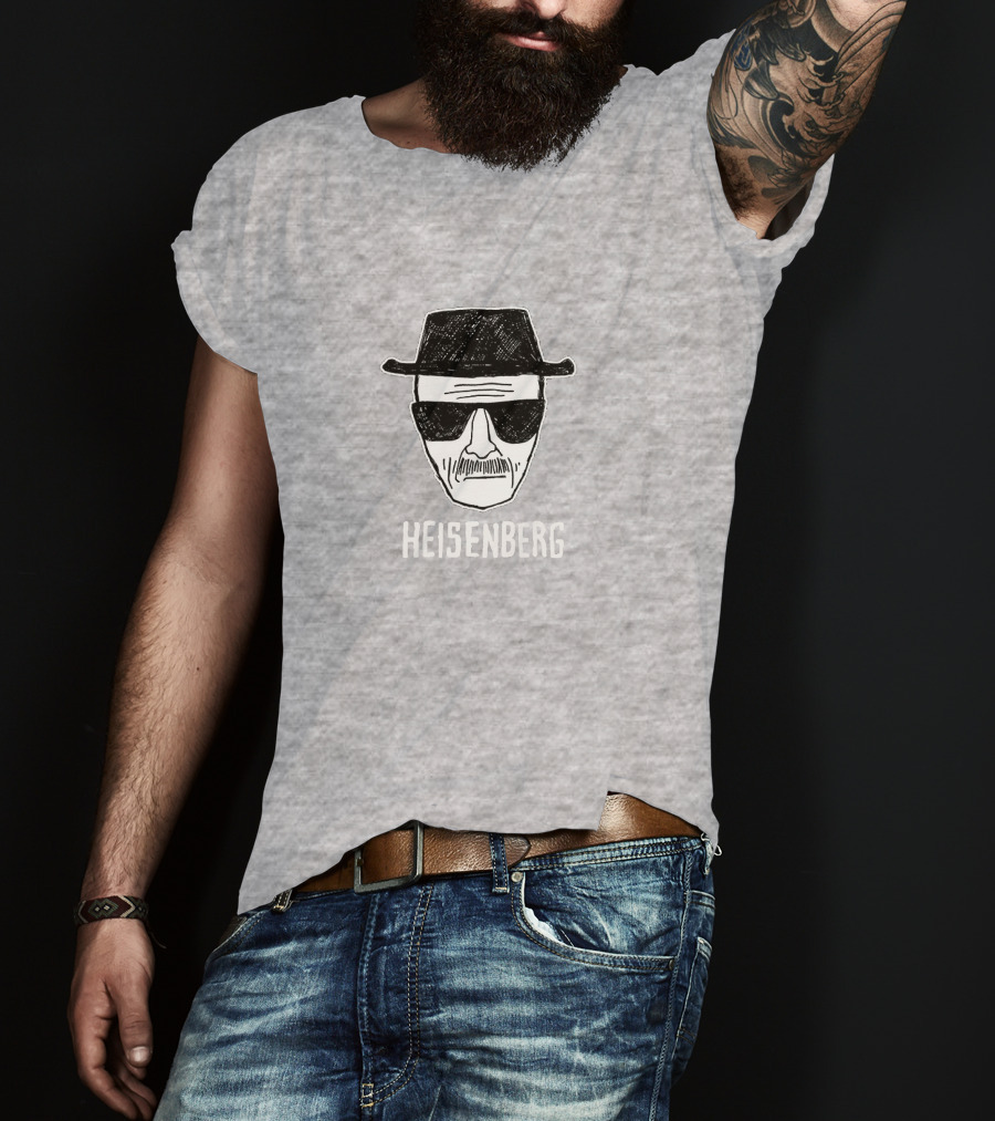 Heisenberg Hat Sunglasses Mask Face T-Shirt