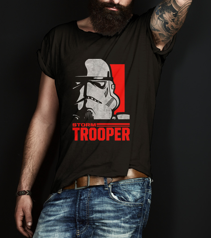 STORM TROOPER Star Wars Red Rectangle T-Shirt