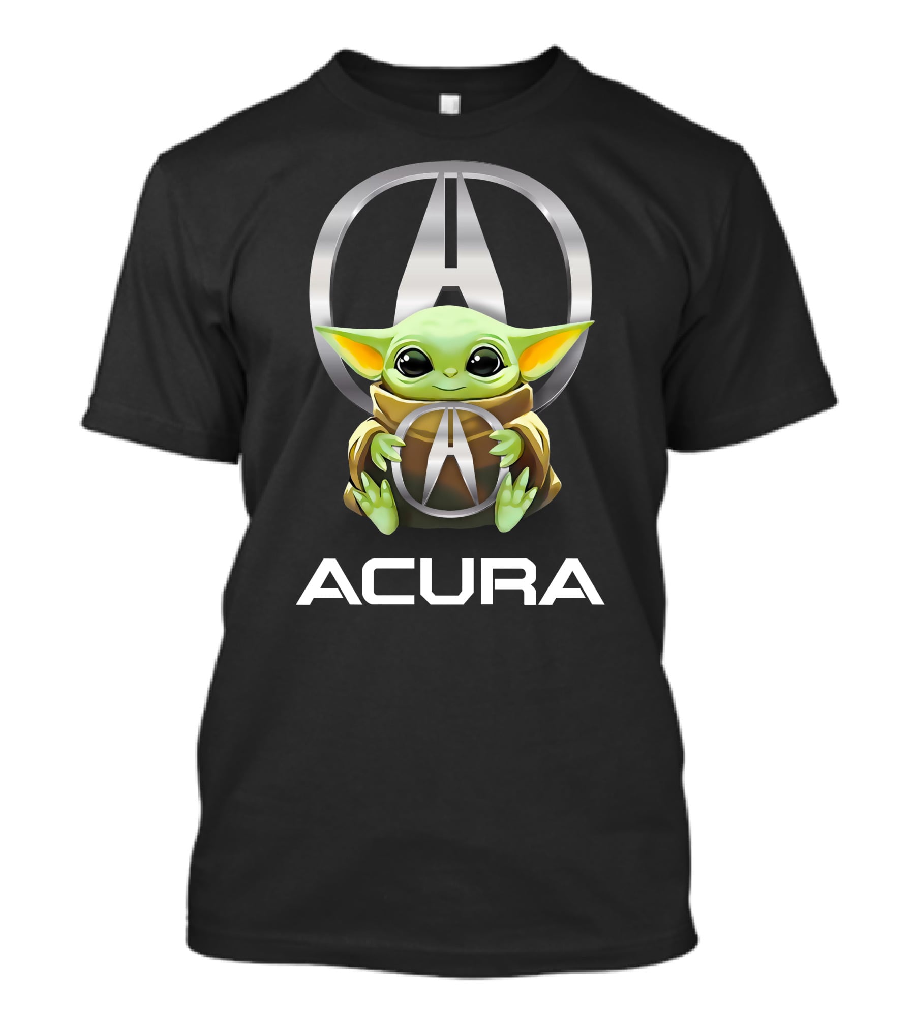 Star Wars Baby Yoda Holding Acura T-Shirt