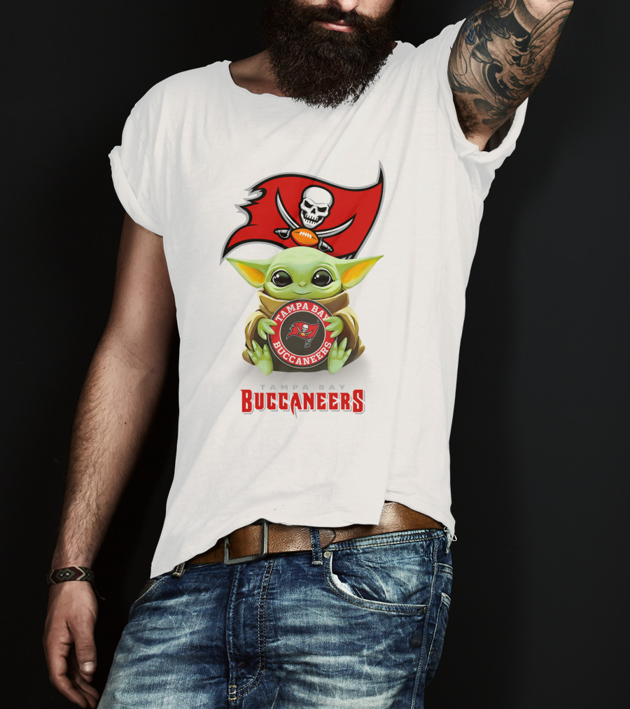 Star Wars Baby Yoda Tampa Bay Buccaneers T-Shirt