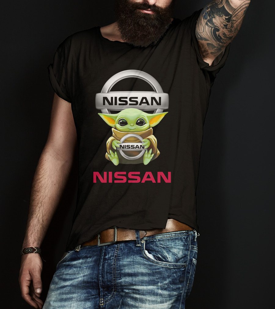 Grogu Hugging Nissan T-Shirt