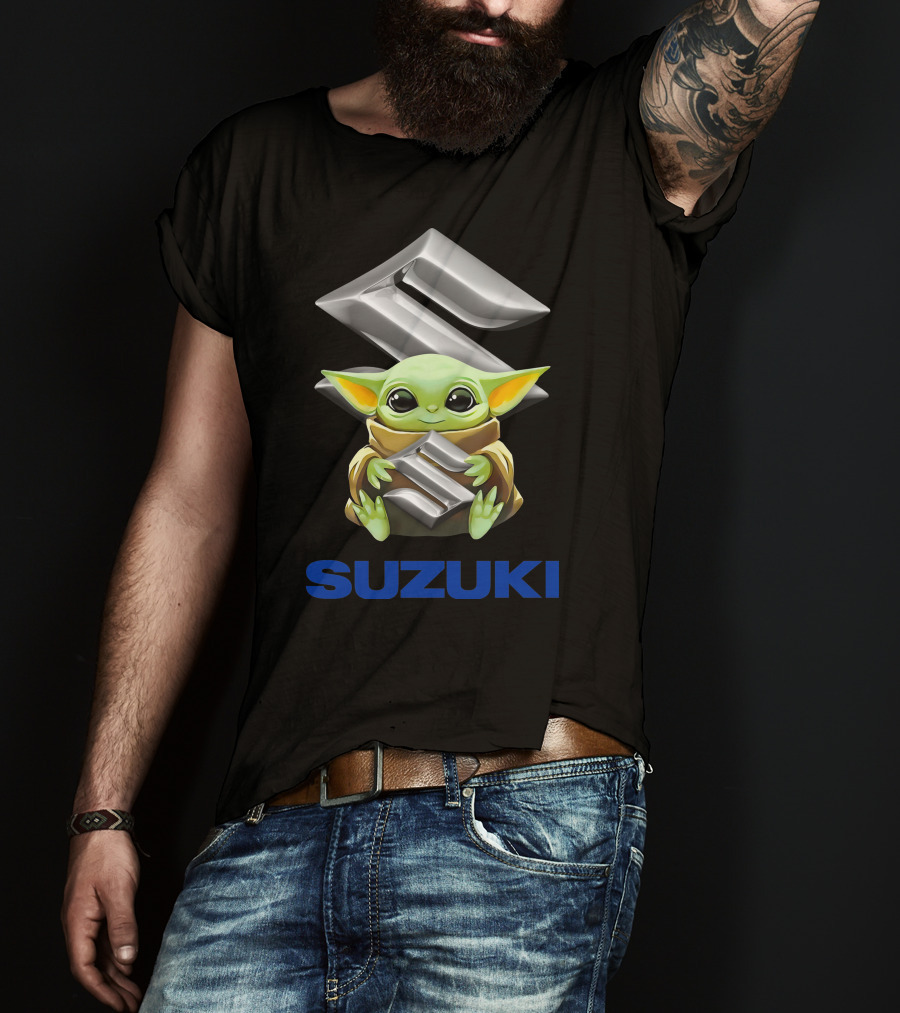 Grogu Suzuki Logo Hug T-Shirt