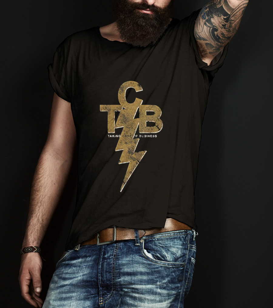 CTB Taking Care Of Business Lightning Bolt T-Shirt