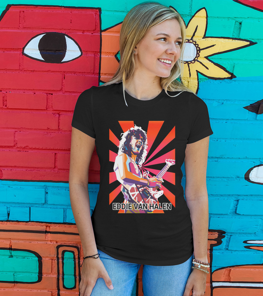 Eddie Van Halen Retro Pop T-Shirt