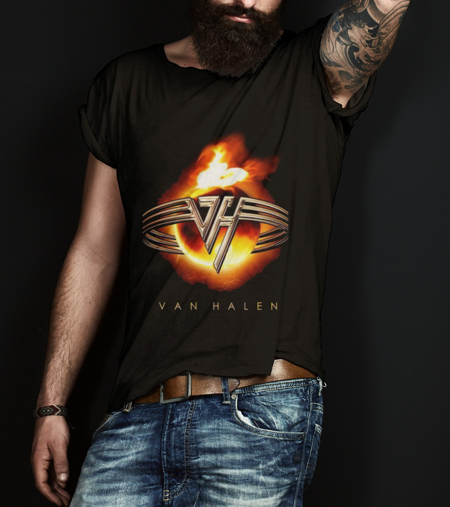 Van Halen Flaming Logo Iconic T-Shirt