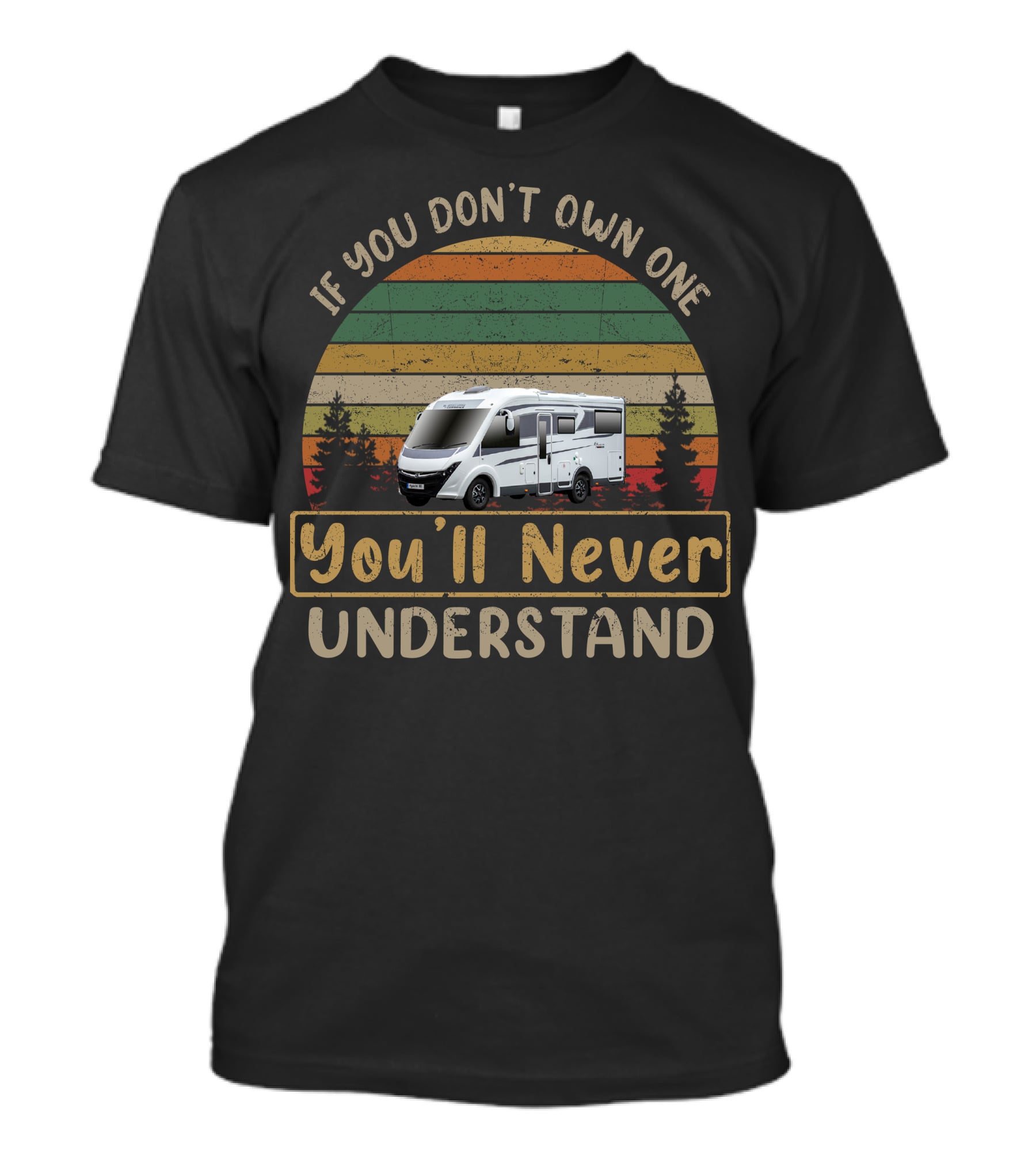 Mobilvetta K Yacht If You Don't Own One You'll Never Understand Vintage Camper Scene T-Shirt