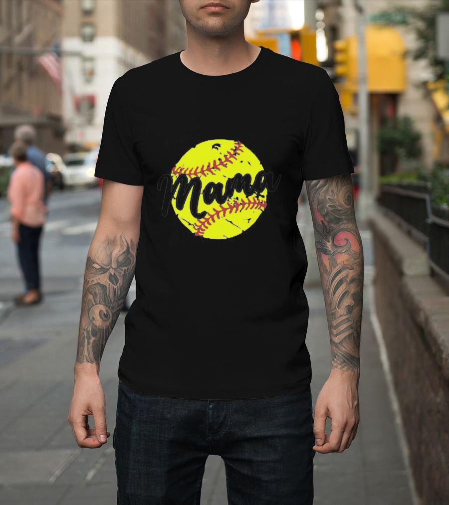Mama Softball Love T-Shirt