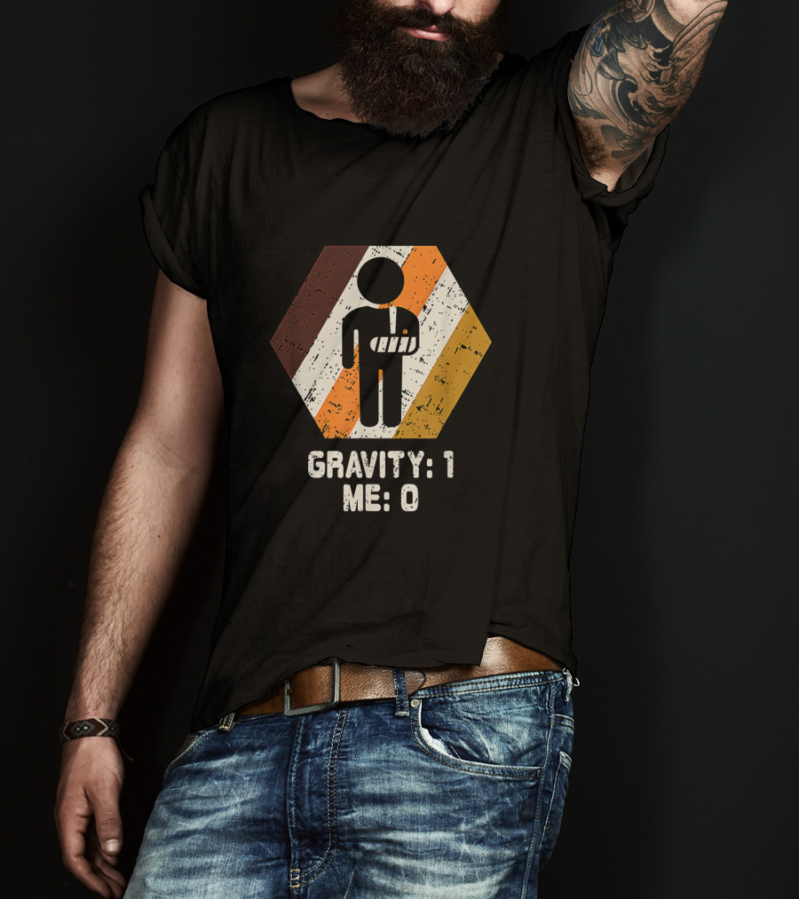 Gravity: 1 Me: 0 Broken Arm Injury Humorous Get Well Soon T-Shirt