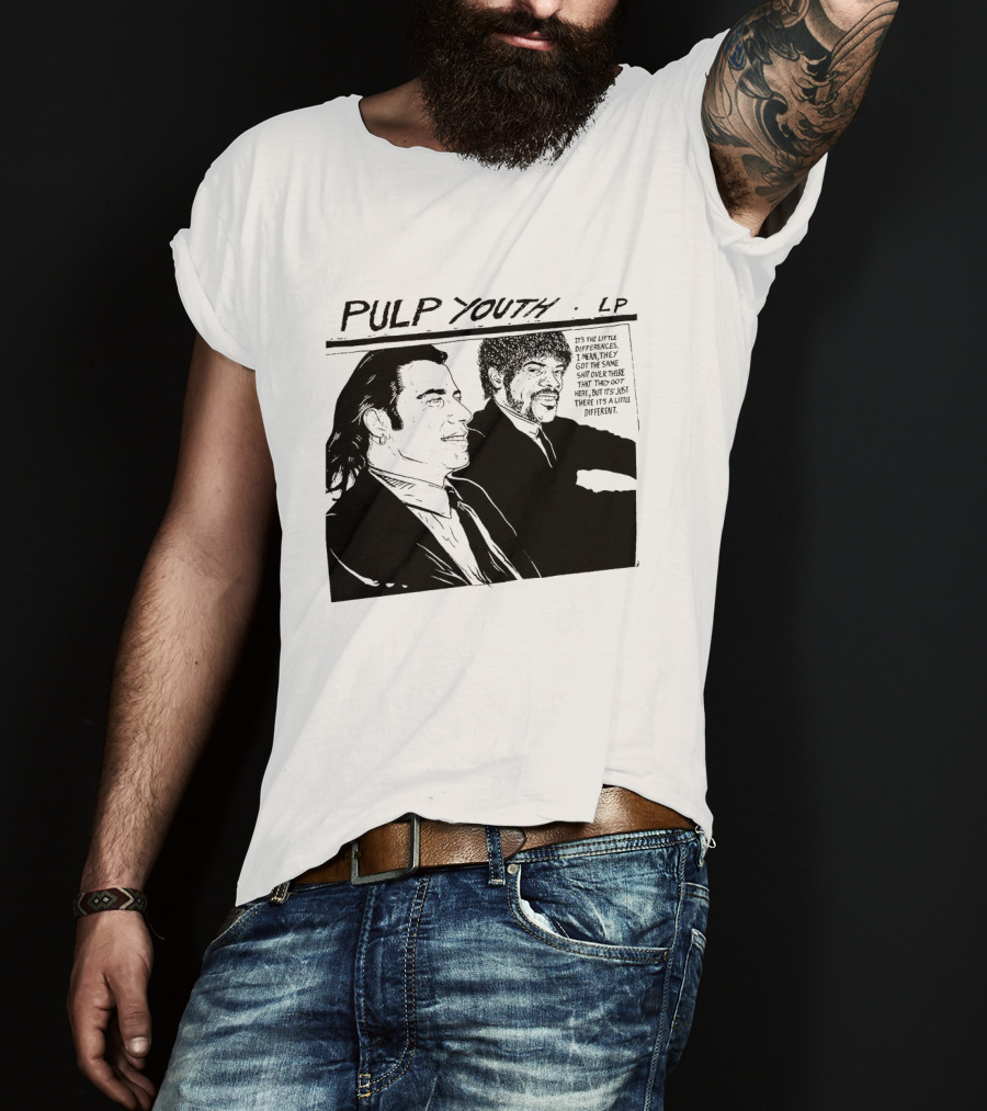Pulp Youth LP Vintage Characters Comic T-Shirt