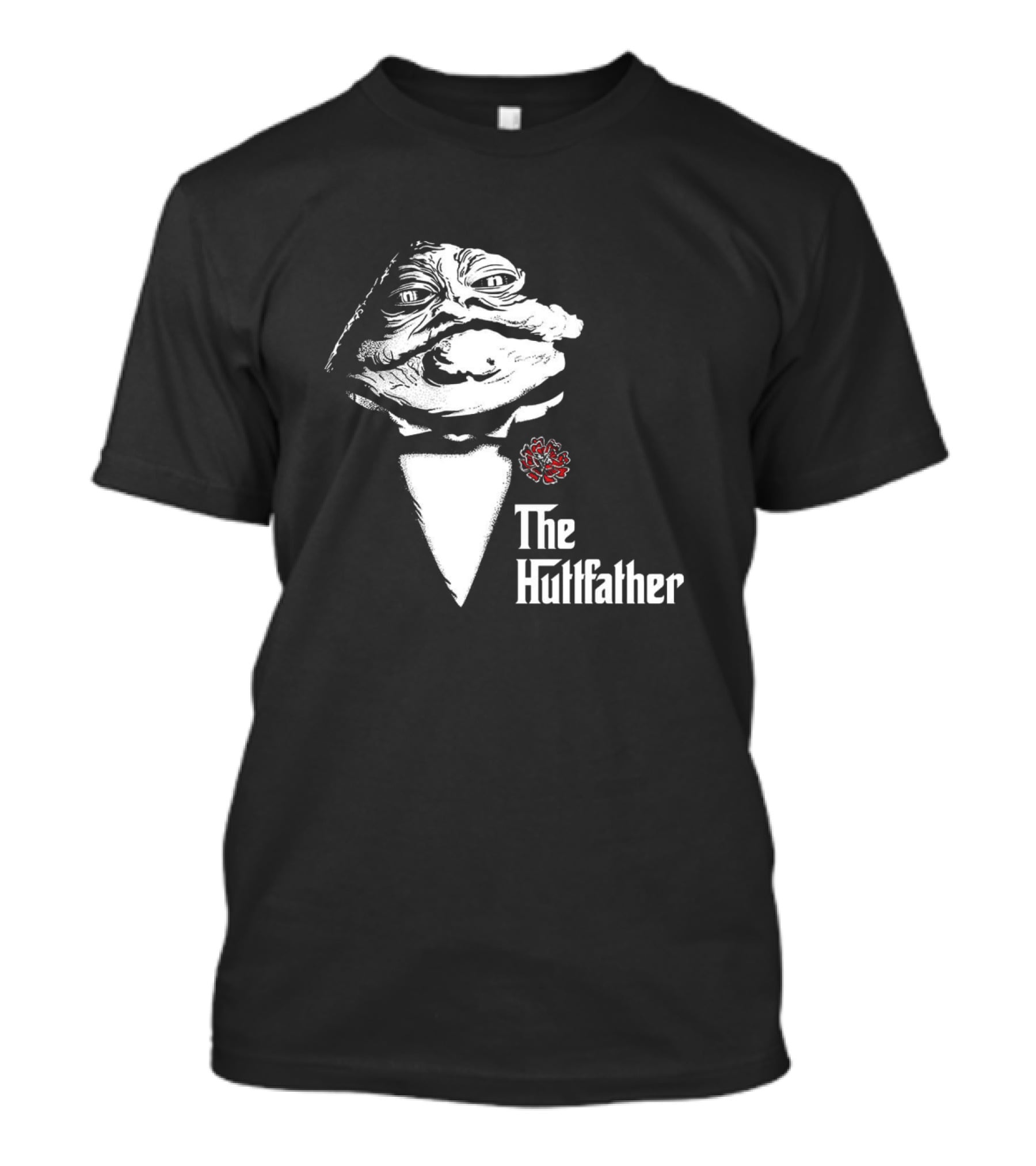 The Huttfather Parody Featuring Iconic Mobster Imagery And Star Wars Character Jabba The Hutt T-Shirt