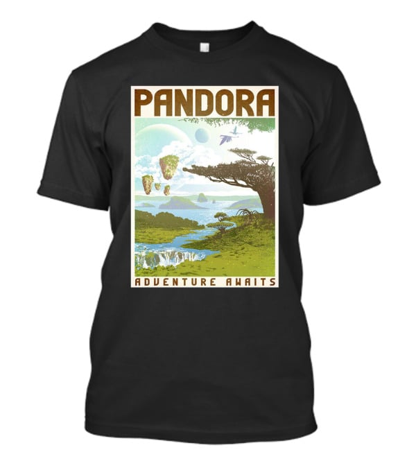 Pandora Adventure Awaits Floating Islands Scenic Landscape T-Shirt