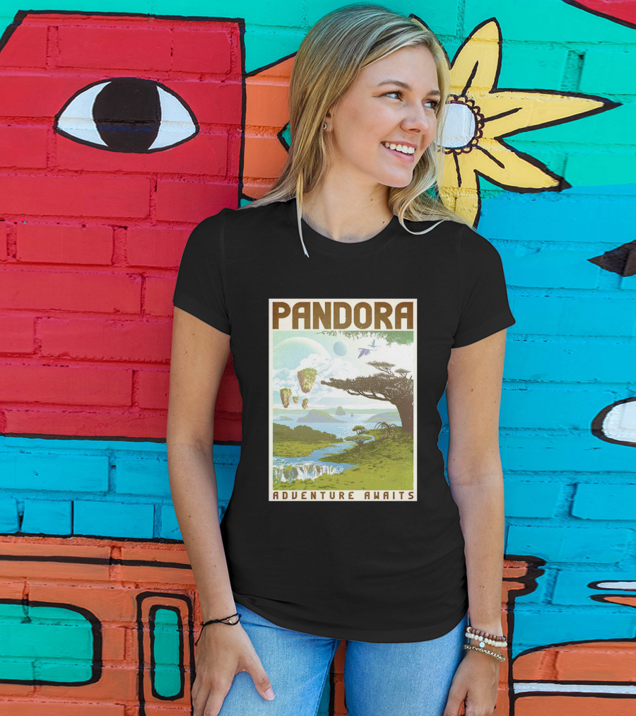 Pandora Adventure Awaits Floating Islands Scenic Landscape T-Shirt