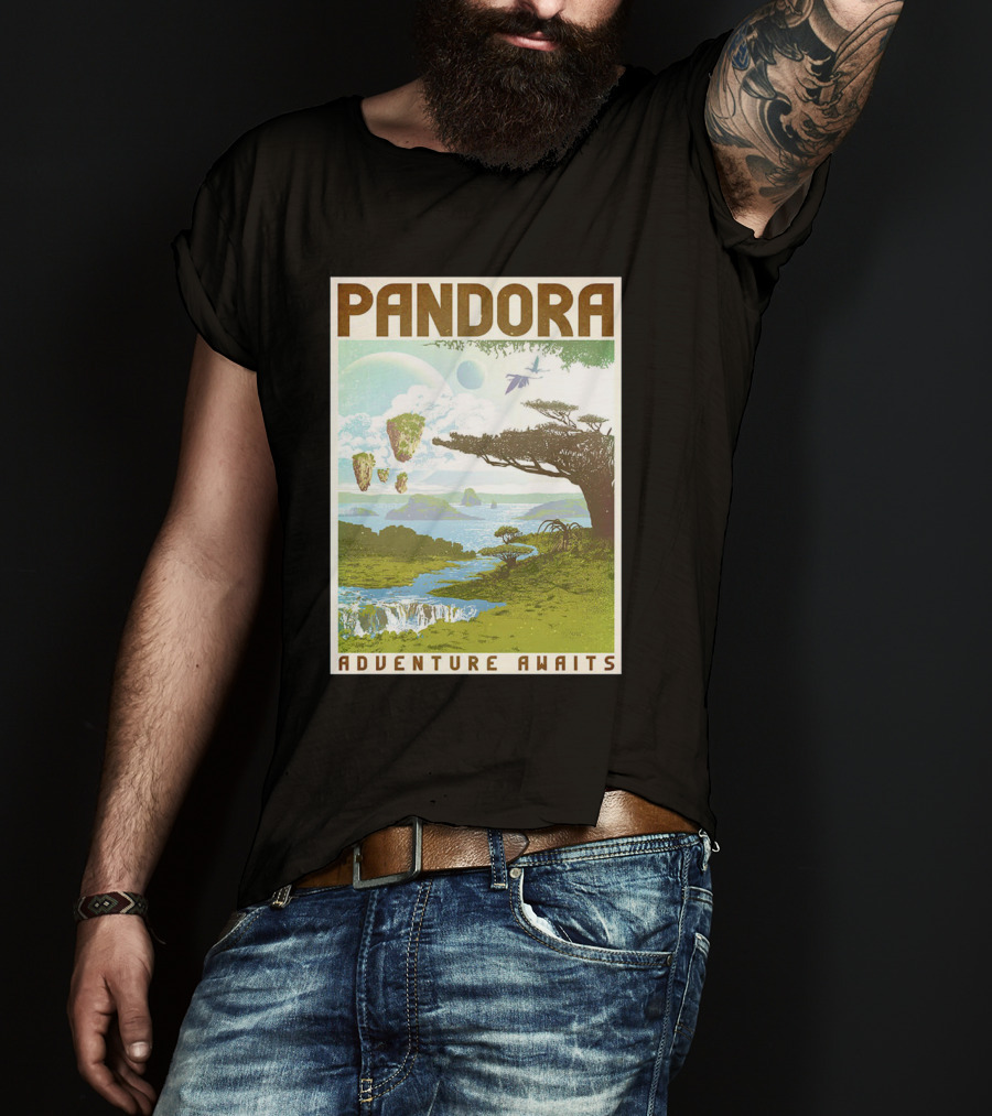 Pandora Adventure Awaits Floating Islands Scenic Landscape T-Shirt