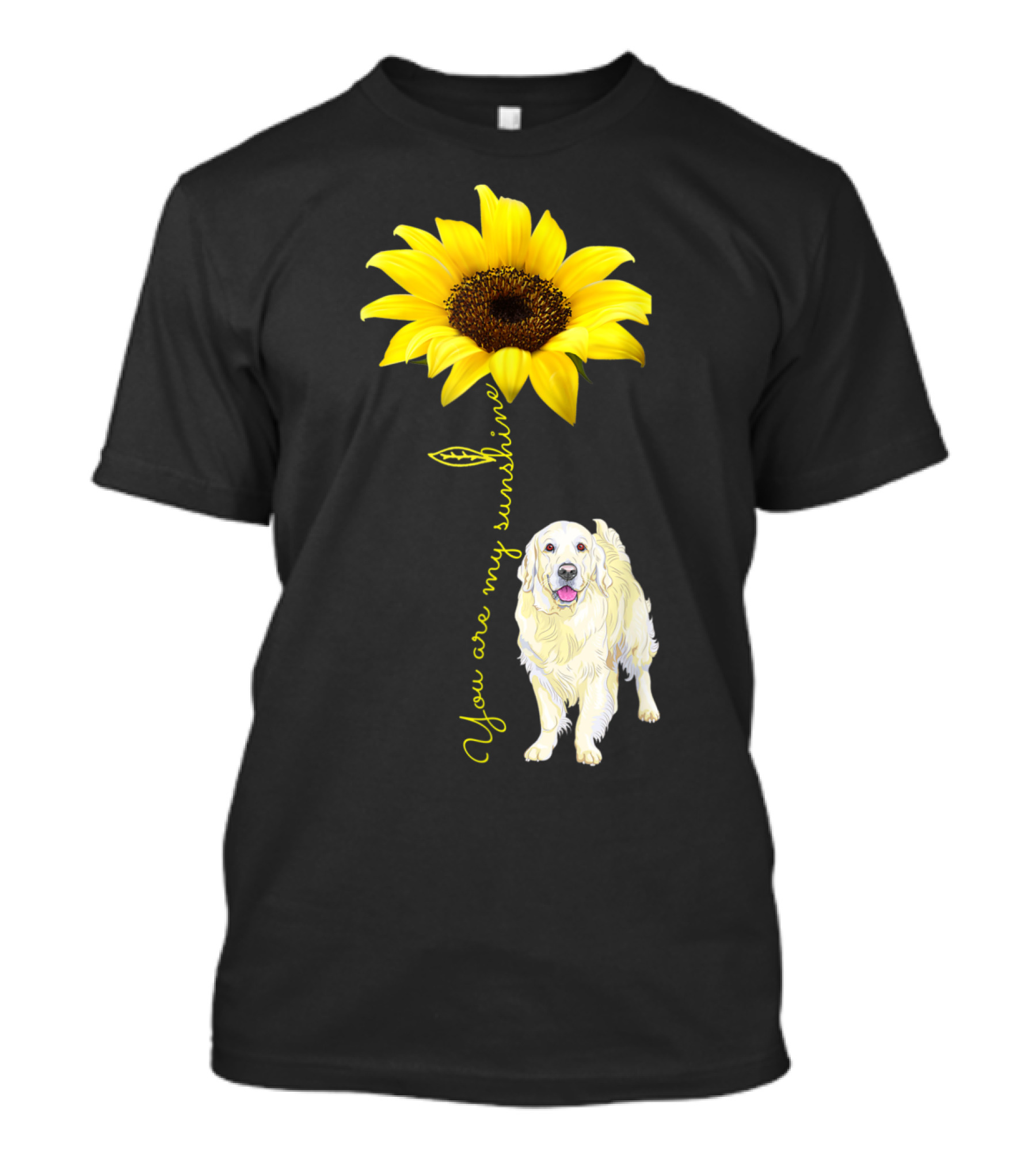 You Are My Sunshine Golden Retriever Mom Mother's Day Sunflower T-Shirt