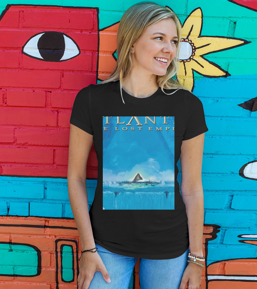 Atlantis The Lost Empire Disney Movie Scene Fade T-Shirt