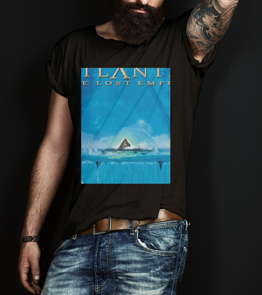 Atlantis The Lost Empire Disney Movie Scene Fade T-Shirt