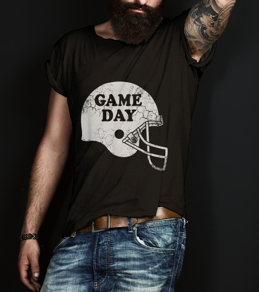 Game Day Football Helmet T-Shirt