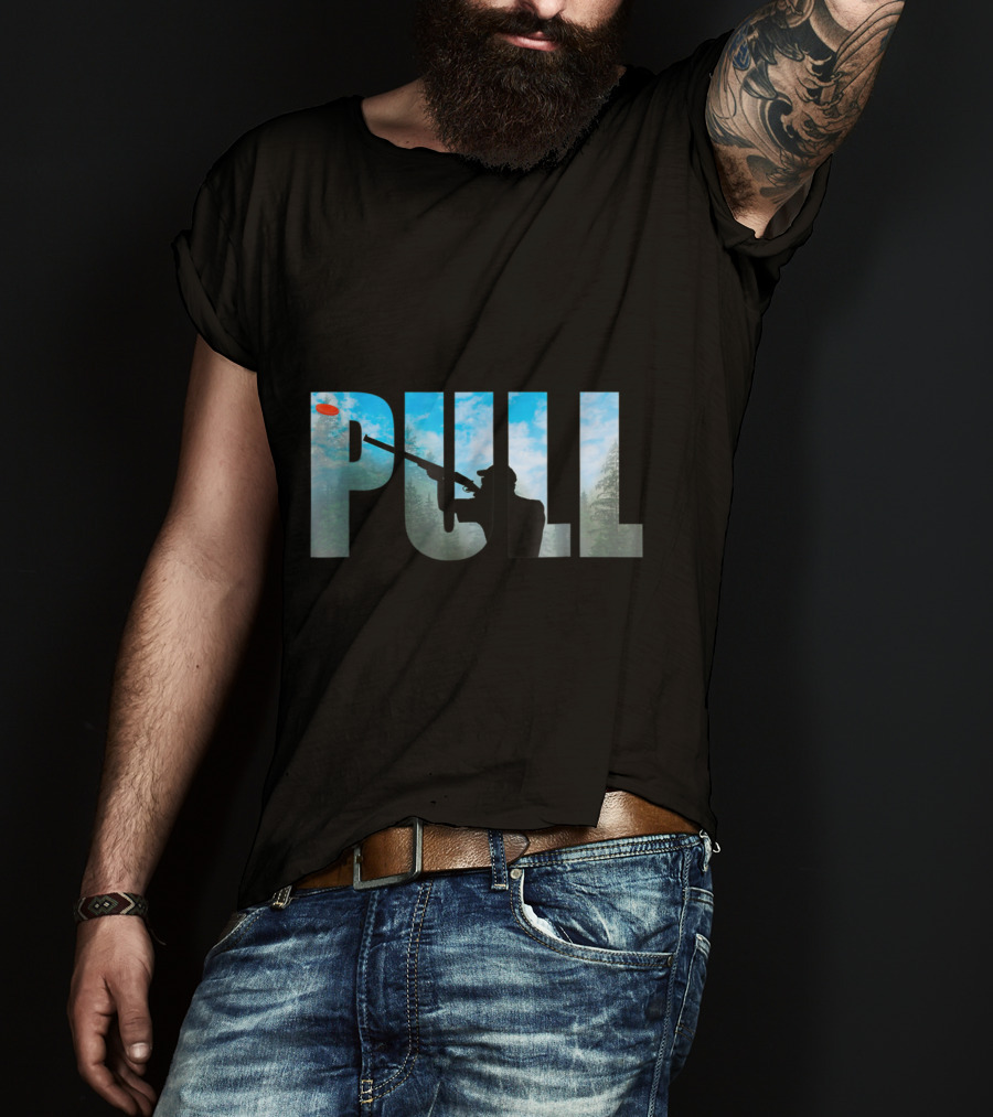 Pull Skeet Trap Clay Shotgun Shooting Sporting T-Shirt