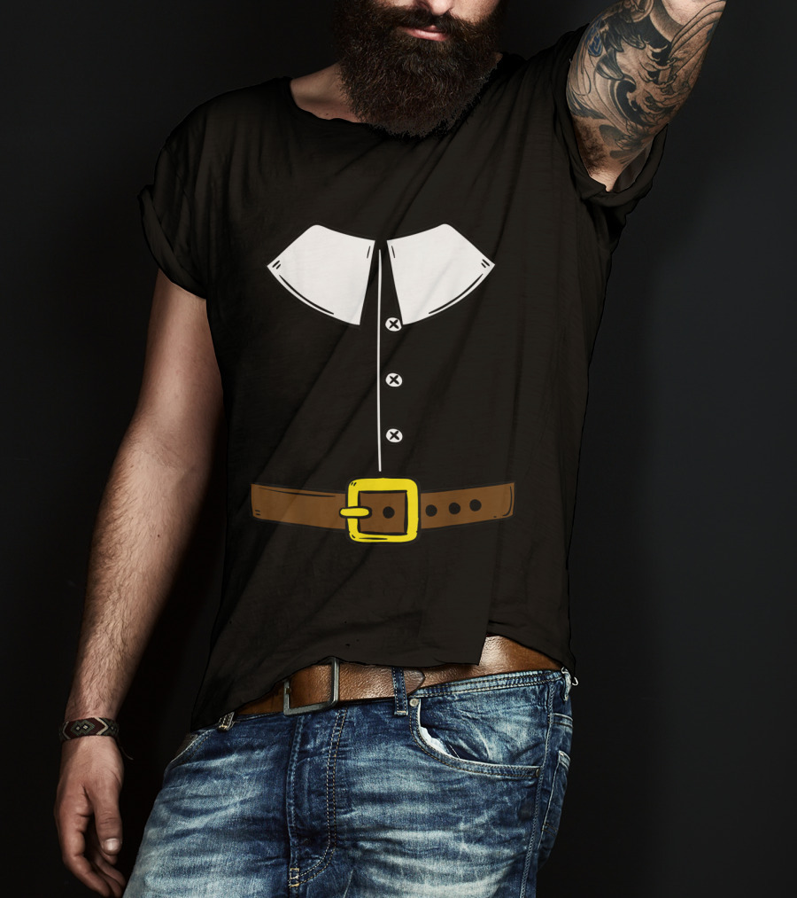 Funny Thanksgiving Pilgrim Costume T-Shirt