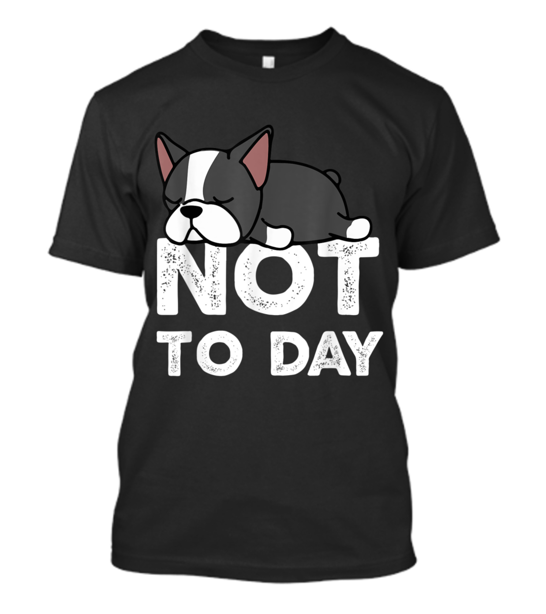 Nope Not Today Lazy Boston Terrier Not To Day T-Shirt