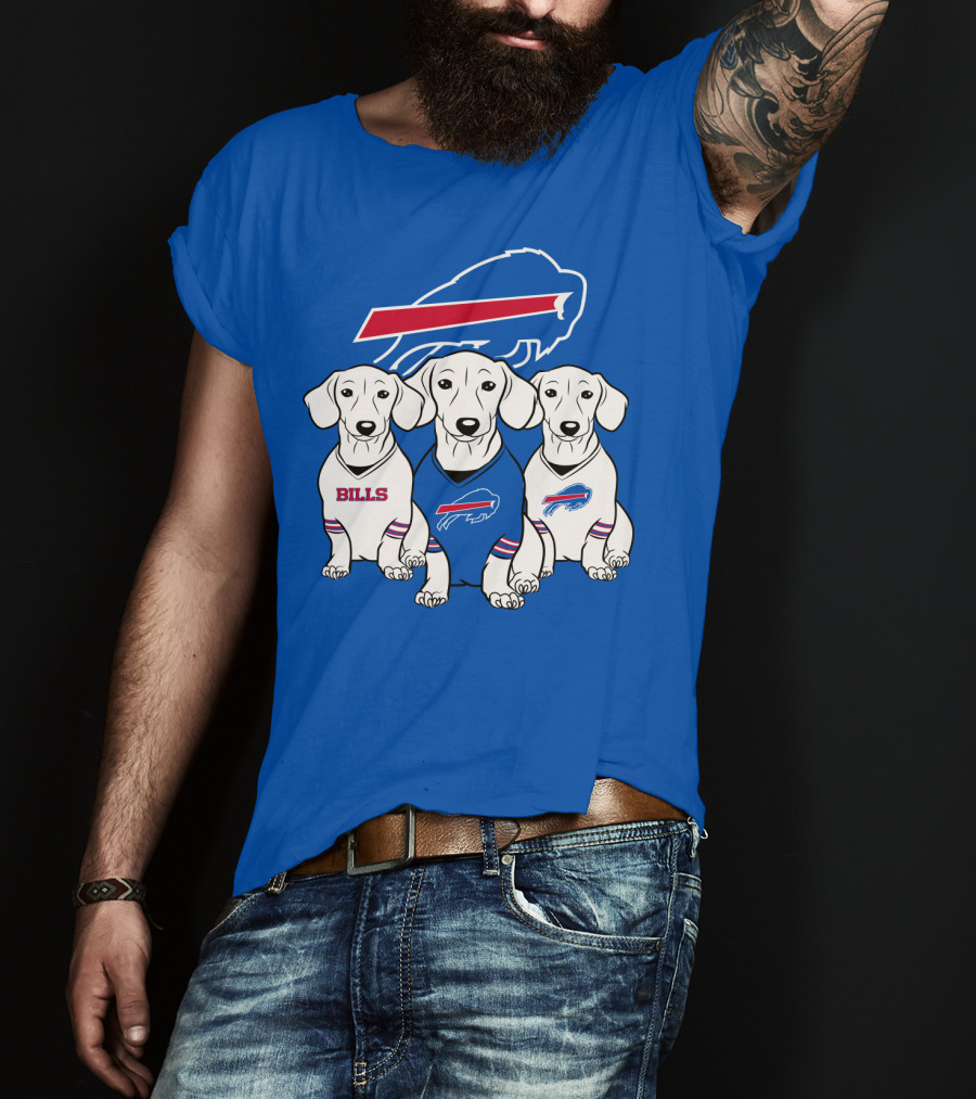 Bills Buffalo Dachshund  T-Shirt