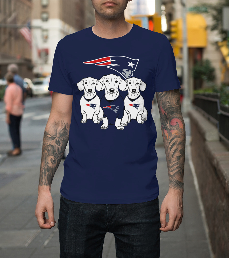 Patriots Dachshund Trio T-Shirt