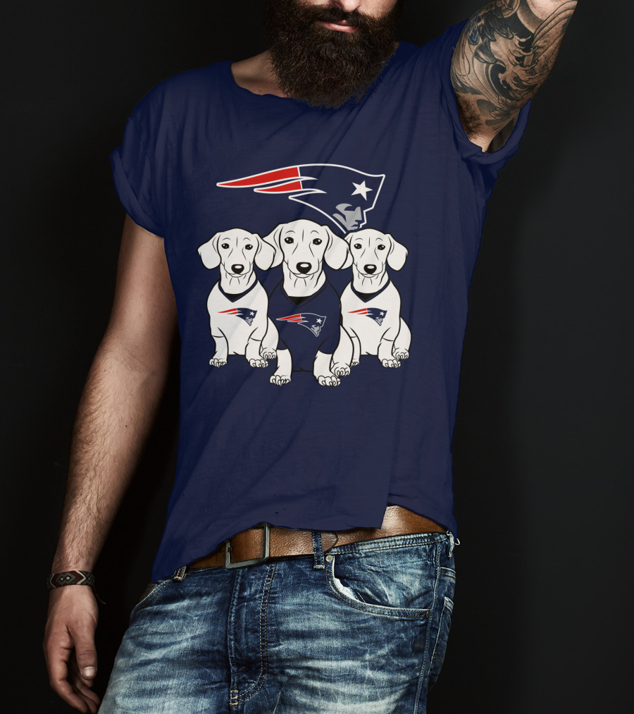 Patriots Dachshund Trio T-Shirt